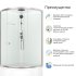 Душевая кабина Domani-Spa Simple высокий поддон 90x90 см цвет хром