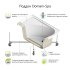 Душевая кабина Domani-Spa Simple высокий поддон 90x90 см цвет хром