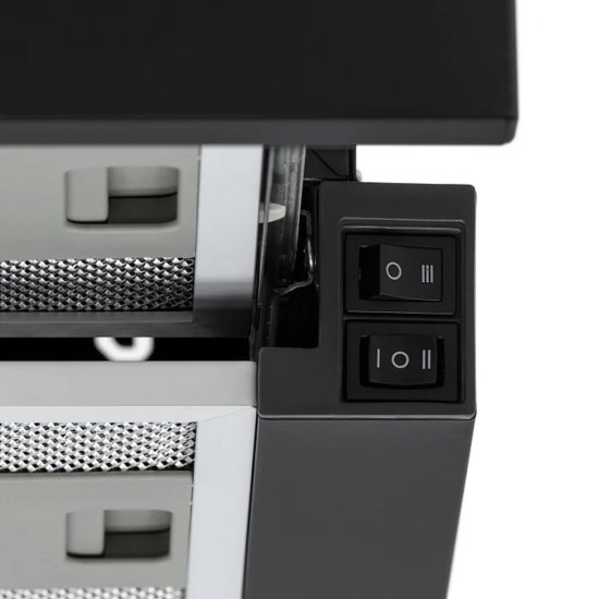 Кухонная вытяжка встраиваемая Krona Kamilla T 600 Black 60 см черная