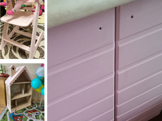 Краска для мебели Aturi Design цвет белоснежный база А 1.35 кг