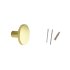 Крючок Oblong 6x6x4.2 см цвет латунь
