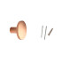 Крючок Oblong 6x6x4.2 см цвет розовый