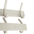 Вешалка настенная Leo 3 крючка 29x10.5 см цвет белый