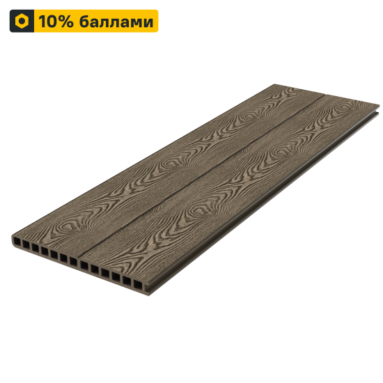 Ступень прямая цельная ДПК Classic 3000x317x28 мм венге