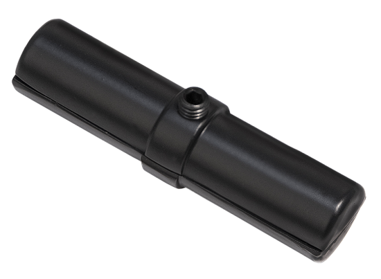 Соединитель 2-х труб ⌀25 черный