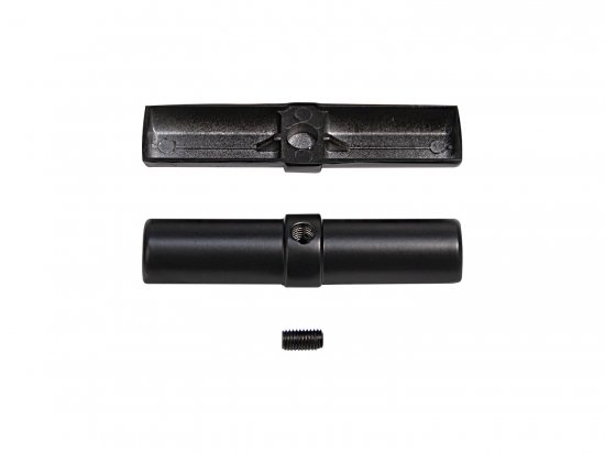 Соединитель 2-х труб ⌀25 черный