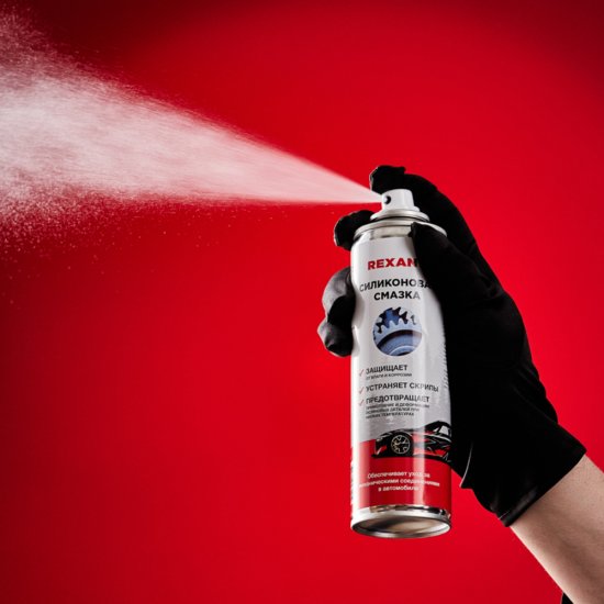 Смазка силиконовая для резиновых уплотнителей 335 мл аэрозоль Rexant