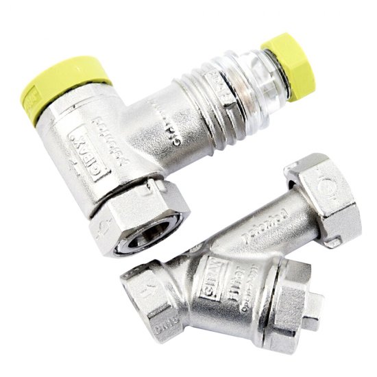 Фильтрогидромат для подключения счетчика Gibax G0020 3/4 с обратным клапаном