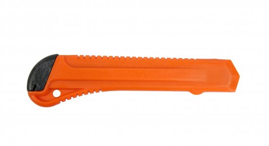 Нож строительный 3933 пластиковый корпус сегментное лезвие 18 мм
