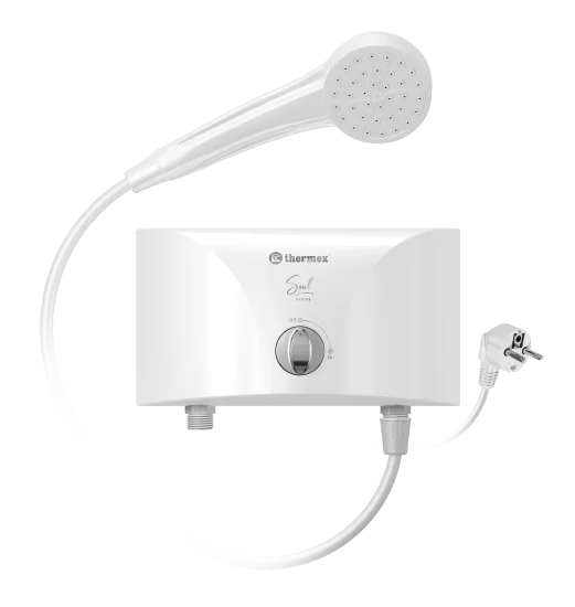 Проточный водонагреватель электрический Thermex Soul 3500 shower 2110643.5 кВт белый с душевой лейкой