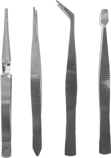Набор пинцетов 3850, 4 шт.
