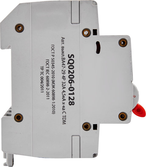 Автоматический выключатель TDM Electric ВА47-29 4Р C32 A 4.5 кА