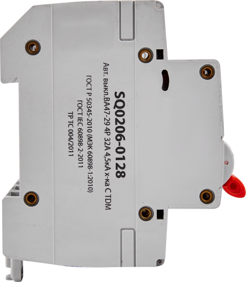 Автоматический выключатель TDM Electric ВА47-29 4Р C32 A 4.5 кА