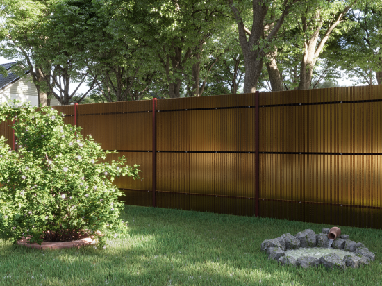 Поликарбонат сотовый Киви 10 мм 1.05x2 м янтарный 25%