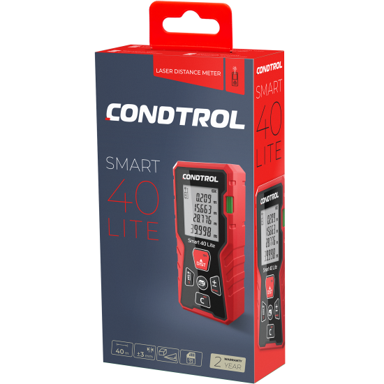 Дальномер лазерный Condtrol Smart40 Lite 40 м
