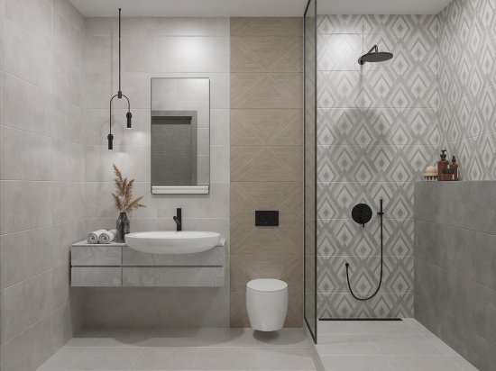 Плитка напольная Azori Global 42x42 см 1.23 м² матовая цвет серый