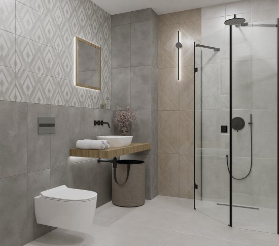 Плитка напольная Azori Global 42x42 см 1.23 м² матовая цвет серый