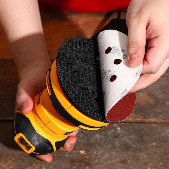 Эксцентриковая шлифмашина сетевая Deko DKG-125, 400 Вт, 125 мм