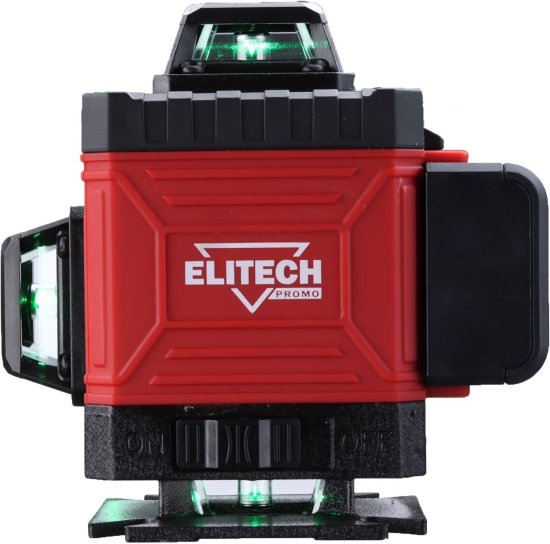 Нивелир лазерный Elitech 16Л-ЗЕЛ зеленый луч, 25 м