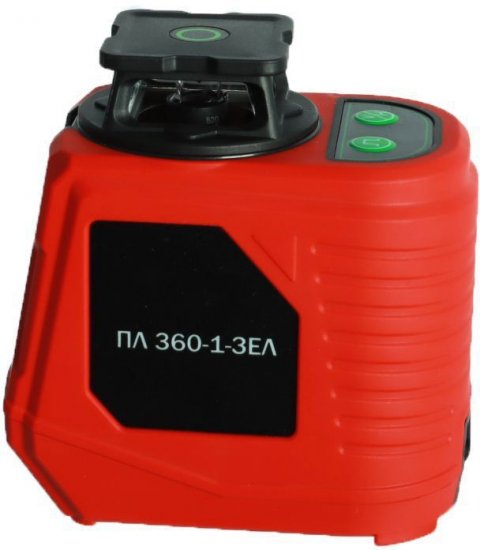 Нивелир лазерный Elitech 360-1-ЗЕЛ зеленый луч, 25 м