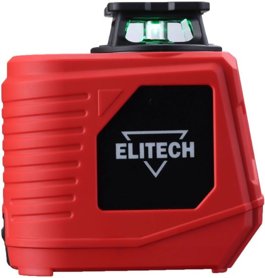 Нивелир лазерный Elitech 360-1-ЗЕЛ зеленый луч, 25 м