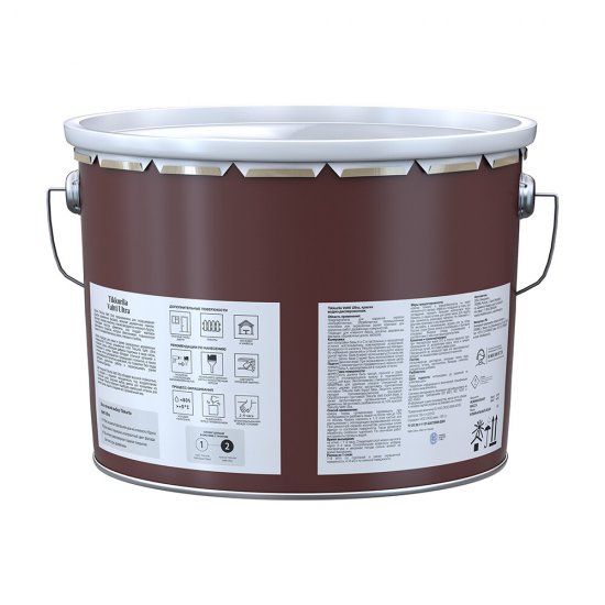 Краска фасадная по дереву Tikkurila/Tikkivala Valtti Ultra водно-дисперсионная база A белая 9 л