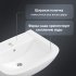 Комплект раковина с пьедесталом Lavelly Terra 61 см белая (1020760)