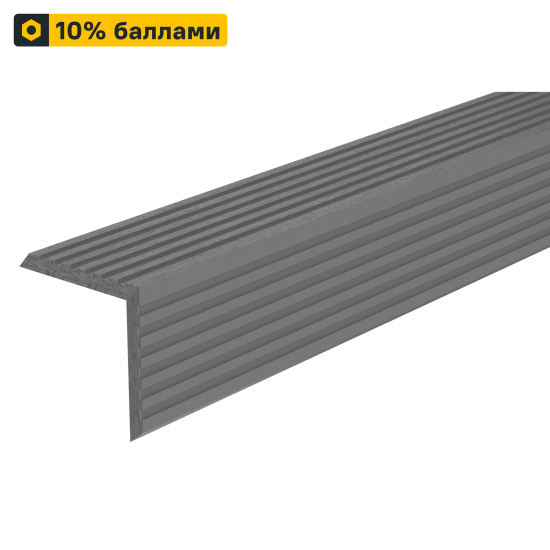 Уголок ДПК наружный 57x57x3000 мм серый