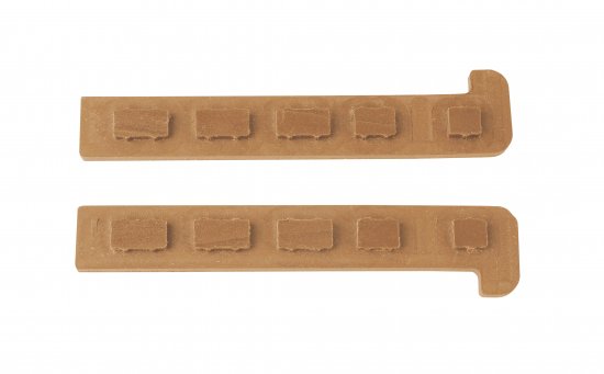 Комплект заглушек для полуступени T-Decks цвет натуральное дерево