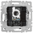 Компьютерная розетка встраиваемая IEK Brite РК10-БрЧ RJ45 UTP cat 5e цвет черный