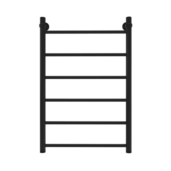 Полотенцесушитель водяной Indigo Line 800х500 мм лесенка черный муар