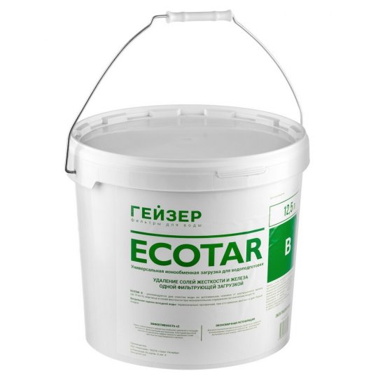 Засыпка фильтра Гейзер Экотар В для холодной воды 12,5 л