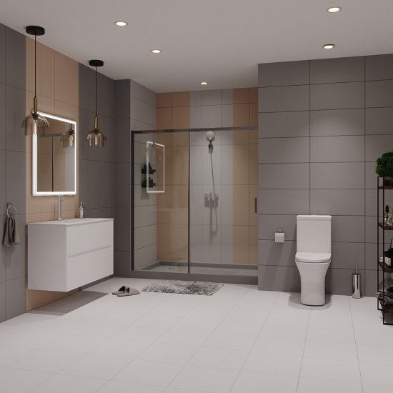 Плитка облицовочная Lavelly Monocromo Gray 600x300x9 мм (10 шт.=1,8 кв.м)