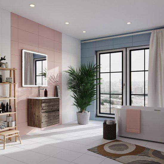 Плитка облицовочная Lavelly Monocromo white 600x300x9 мм (10 шт.=1,8 кв.м)