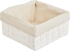 Корзина для хранения 20x10x20 см бумага цвет белый