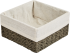 Корзина для хранения 20x10x20 см бумага цвет графит