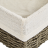 Корзина для хранения 20x10x20 см бумага цвет графит