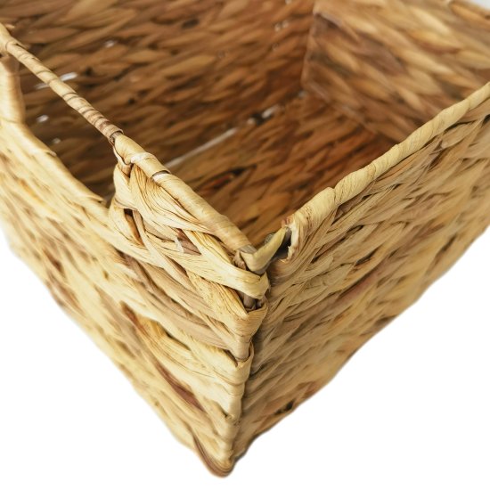 Корзина для хранения 31x19x22 см гиацинт цвет бежевый