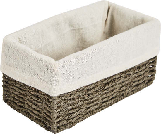 Корзина для хранения 20x10x10 см бумага цвет графит