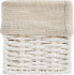 Корзина для хранения 30x10x10 см бумага цвет белый