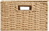 Корзина с крышкой для хранения 38x18x28 см бумага цвет бежевый