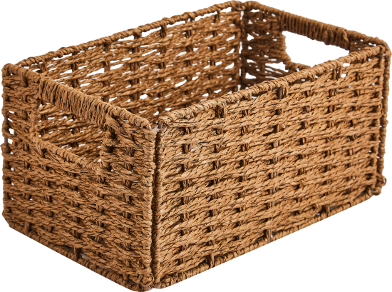 Корзина для хранения 30x15x18 см бумага цвет коричневый
