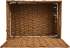 Корзина с крышкой для хранения 38x18x28 см бумага цвет коричневый