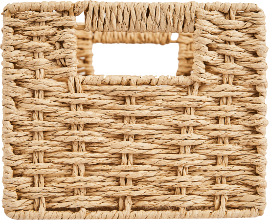 Корзина для хранения 30x15x18 см бумага цвет бежевый