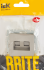 Компьютерная розетка двойная встраиваемая IEK Brite РК10-2-БрС RJ45 UTP cat 5e цвет сталь