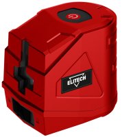 Нивелир лазерный Elitech 4К-ЗЕЛ зеленый луч штатив в комплекте, 20 м