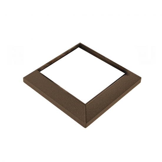 Рамка столба прямоугольная алюминий 135x135x25 мм венге