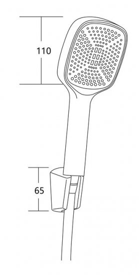 Набор для душа Esko Lavin SHS05Q 1 режим цвет хром
