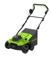 Аэратор-скарификатор аккумуляторный Greenworks GD40SC38II 40 В 38 см АКБ и ЗУ нет в комплекте