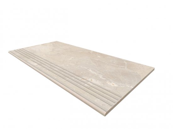 Ступень Grasaro Softmarble G-691-CR 29.4x60 см цвет бежевый 6 шт.